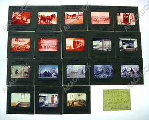 18 DIAPOSITIVAS FOTOGRÁFICAS AMISH Lancaster Pennsylvania CLOISTER EPHRATA AÑOS 60 de colección - Imagen 1 de 12