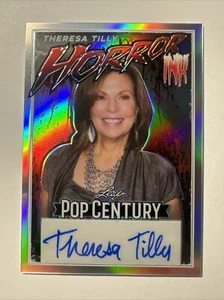 2024 Leaf Pop Century Horror Ink Silver Theresa Tilly Autograph #2/25 - Picture 1 of 6