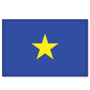 Texas State Burnet Flag bumper sticker decal 5" x 4" - Picture 1 of 1