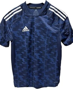 Adidas Soccer Jersey Youth blue white Condivo 21 shirt Camo Youth sizes XS-L NEW - Picture 1 of 11