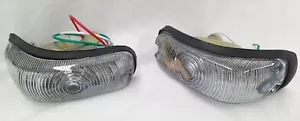 MAZDA 1000 R100 1200 1300 FRONT CORNER LIGHTS CLEAR LENSES PR 007 - Picture 1 of 2