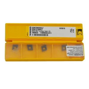 5Pcs/box KENNAMETAL CCMT060202LF CCMT21505LF KC5010 Indexable CNC Carbide Insert - Picture 1 of 3