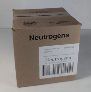 12 X Neutrogena Oil-Free Moisture Facial Moisturizer for Sensitive Skin 4 fl oz - Picture 1 of 9