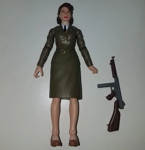 Marvel Legends Studios PEGGY CARTER Loose Figure Hasbro Captain America Cover