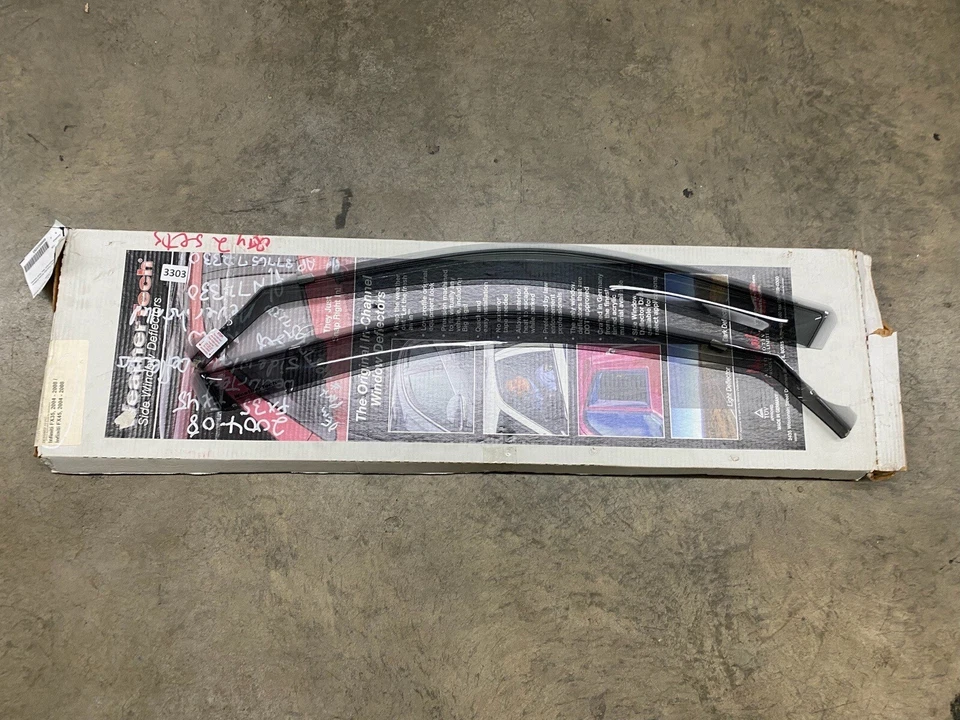 For 2004-2008 Infiniti FX35 FX45 Weathertech Front Rain Guide Deflector Pair (2) - Image 1 of 4