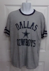 Dallas Cowboys NFL Football Mens Size 2XL Short Sleeve Gray T-Shirt - Picture 1 of 3