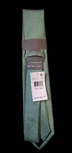 Michael Kors Mens Atwell Dot Mint Tie Green - Picture 1 of 3
