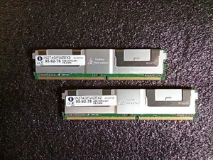 8GB Kit Integral IN2T4GFWZEX2 95-92-78 PC2-5300F DDR2 FBDIMM ECC Server Memory - Picture 1 of 2