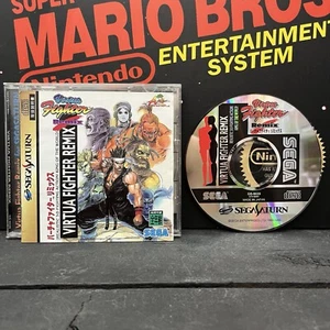 Virtua Fighter Remix W.Manual Sega Saturn NTSC-J (JAP) TESTED FREE TRACKED POST - Picture 1 of 13