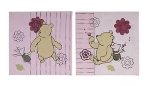 Winnie Puuh Leinwandbilder Bilder zweiteilig Deko Baby Kinderzimmer Wand - Bild 1 von 9