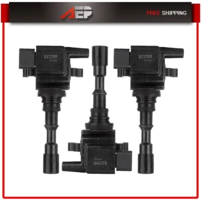 For 2003 2004 2005 2006 Kia Sorento 3.5L Pack of 3 Ignition Coils on Plug - Image 1 of 3