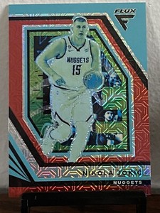 2022-23 Panini Flux Nikola Jokic Red Mojo Prizm #/99 SP Denver Nuggets Serbia