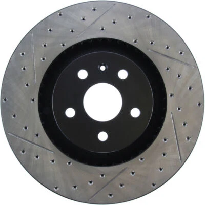 Disc Brake Rotor-Sport Cross-Drilled and Slotted Front Right Stoptech 127.62128R - Image 1 of 4