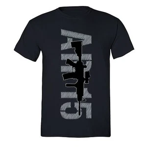 AR-15 Assault Rifle T-shirt Sniper Gun 2nd second amendment Gun Rights Tshirt - Picture 1 of 1