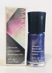 New In Box Mary Kay Nail Lacquer / Polish Sapphire Noir .25 fl oz ~ Fast Ship - Picture 1 of 1