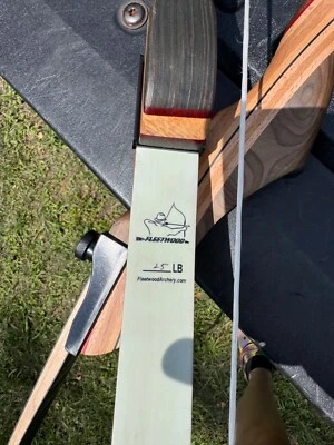 fleetwood monarch recurve bow 54” 25lb draw - Image 1 of 4