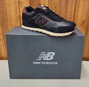New Balance 515 Sneakers classiche da donna in pelle nera marrone taglia 10 - Foto 1 di 11