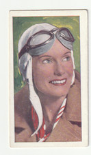 R&J Hill Celebrities of Sport Cigarette Card no. 18 Jean Batten Airwoman