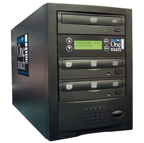 Kingdom One Touch 2 Copy DVD/CD Duplicator | Made in the USA | High-Speed - Image 1 of 1