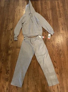 Sudadera con capucha y pantalones gris para hombre talla pequeña Russell atlético - Imagen 1 de 5