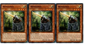Yugioh - 3X Monoceros - Común - 1a Edición - DREV-EN010 - Casi Como Nuevo - Imagen 1 de 1