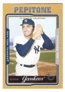2005 TOPPS RETIRED SIGNATURE #102 JOE PEPITONE GOLD #037/500 - Picture 1 of 1