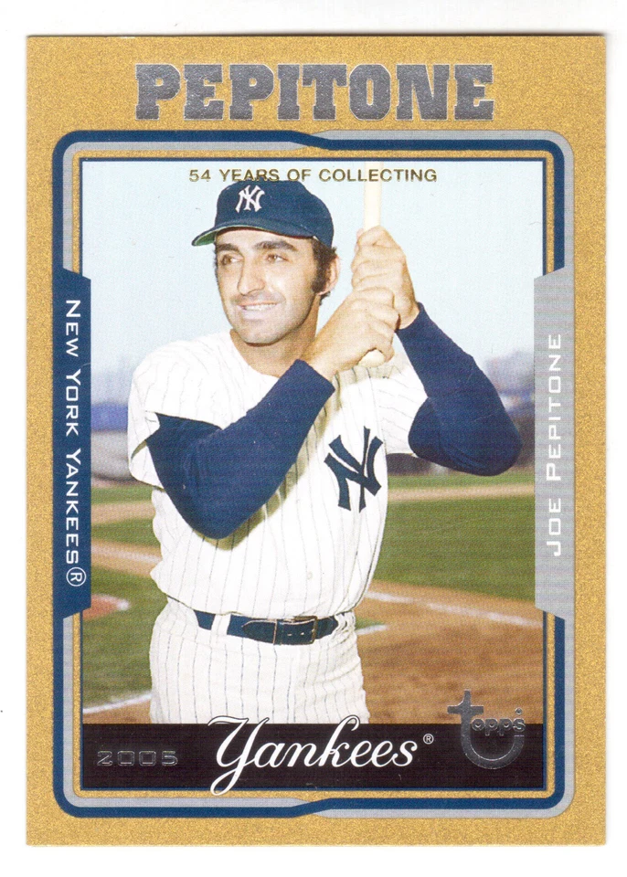 2005 TOPPS RETIRED SIGNATURE #102 JOE PEPITONE GOLD #037/500 - Image 1 of 1