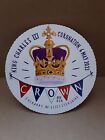 Everards Brewery new Crown King Charles 111 May 6th Coronation pump clip front