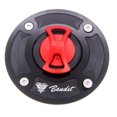 Cubierta de tapa de tanque de combustible de gasolina para motocicleta sin llave para Suzuki GSF250 Bandit 250 97-2000 Foto 1 de 4