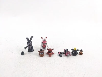 McFarlane Minifigure Five Nights at Freddys FNAF Funtime Foxy Nightmare Bonnie + - Image 1 of 4