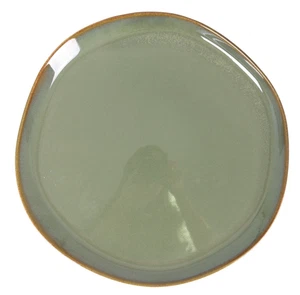 2x Platos de Cena 28cm Porcelana Premium Viejo Valle Pura Sangre Marrón Verde - Imagen 1 de 1