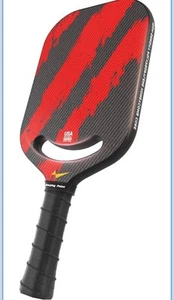Warping Point Carbon Fiber Pickleball Paddle with Aero Throat USAPA 16mm Red NEW - Picture 1 of 7