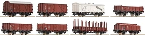 Roco 40442 - H0 8 piece Freight Wagon Set of the DB - Ep III - Picture 1 of 3
