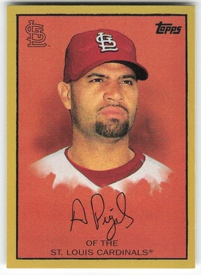 2008 Topps #TCP1 Albert Pujols BASEBALL St. Louis Cardinals - Image 1 of 2