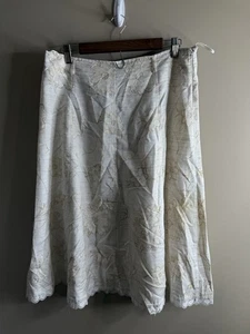 Gonna media con orlo in pizzo ricamato leggero Lilium - Foto 1 di 9