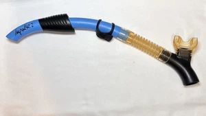 Aqua Lung Impulse 2 Flex Diving Snorkel Blue Black Made In USA - Picture 1 of 9