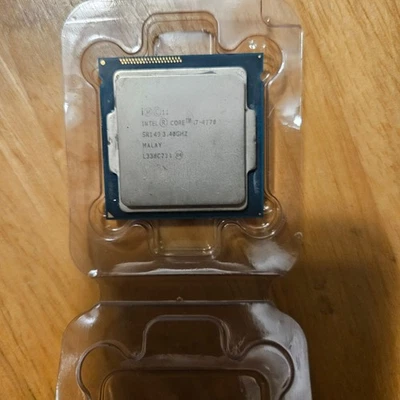 Intel Core I7-4770 CPU Processor 3.40 GHz Quad Core Haswell SR149 LGA 1150... - Image 1 of 2