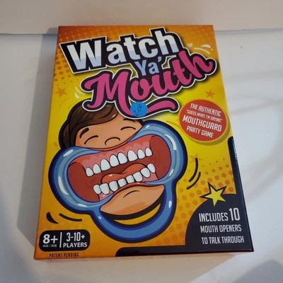 Game Watch Ya Mouth Family Party Card Funny Board Game NEVER USED KickStarter  - Image 1 of 4
