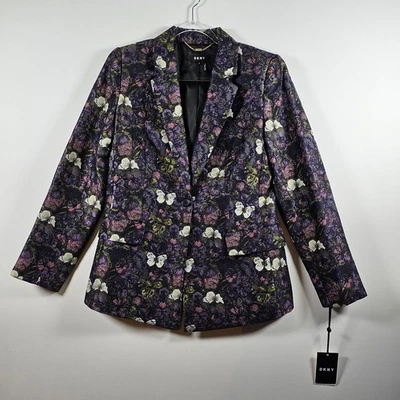 DKNY Portrait Of An Artist Suit  Butterfly Blazer Women's US 10 UK 8 Wedding NWT - Image 1 of 4