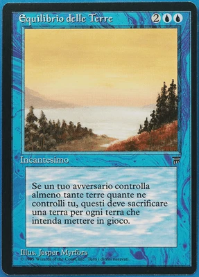 Land Equilibrium Legends (ITALIAN) NM (Reserved List MTG Card) (507798) ABUGames - Image 1 of 2