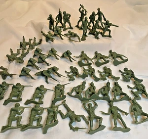 Tim Mee Plastic Toy Soldier Lot Of 48, 12 Poses, 2” US Army  - Picture 1 of 16