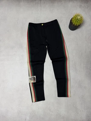 GUCCI x THE NORTH FACE TRACK PANTS BLACK WOMENS S SIZE RARE LUXURY - Image 1 of 4
