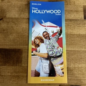 2025 Walt Disney World Hollywood Studios Guidemap New Park Map English Map - Picture 1 of 6