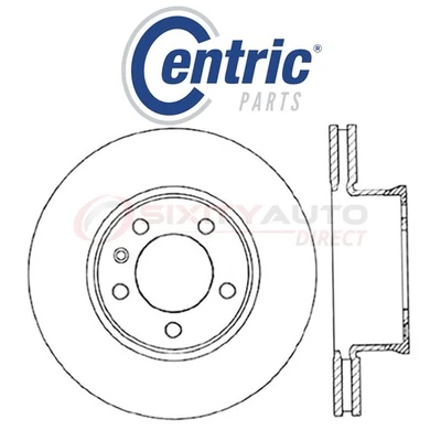 Centric C-TEK Disc Brake Rotor for 2002-2005 Freightliner Sprinter 3500 2.7L oc - Image 1 of 4