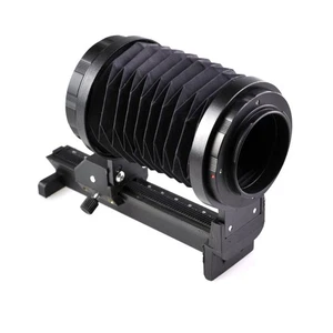 Black Macro Entension Bellows Camera Accessories For Nikon F Mount Lens - Picture 1 of 7