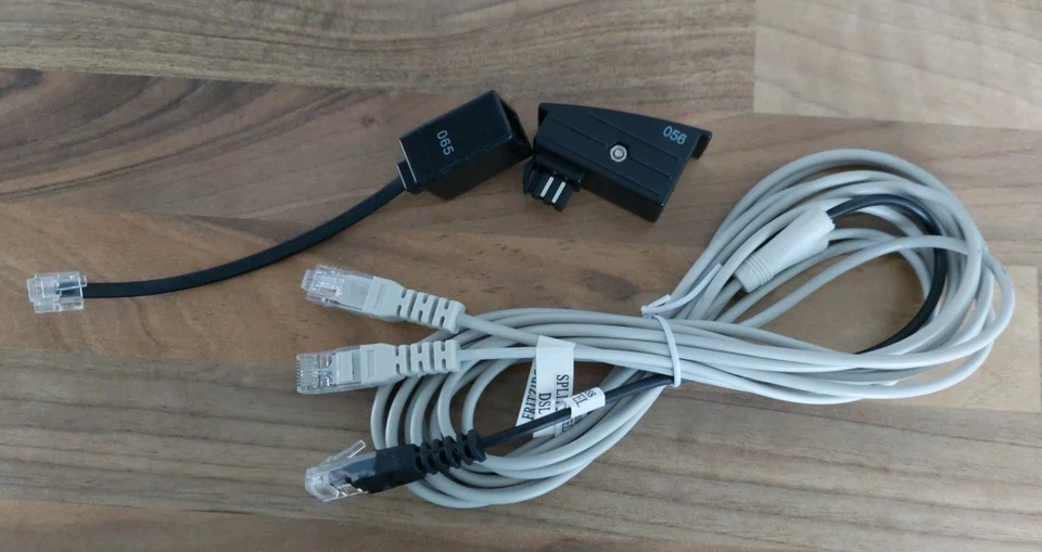 Original AVM Fritz!Box DSL Telefon Kabel RJ45 Y Kabel 4 Meter - Bild 1 von 1