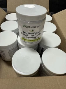 BiOptimizers Mushroom Breakthrough Salted Caramel 180 Servings 07/26 Box (12bot) - Picture 1 of 5
