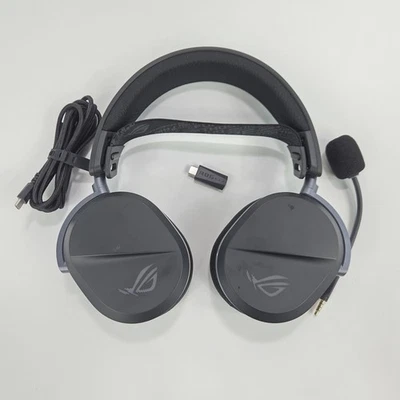 Auriculares para juegos ASUS ROG Pelta 2,4 GHz inalámbricos Bluetooth trimodo - negros Foto 1 de 4