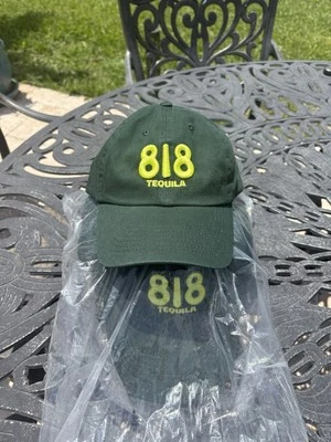818 Tequila Hat Green One Size Embroidered Adjustable Kendall Jenner NEW!