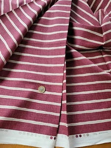4 X METRI iLiv MATITA STRIPE MAASAL 100% Tessuto Cotone - NUOVO - Foto 1 di 6